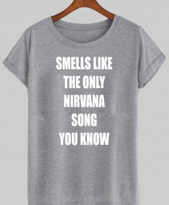 smells like the only nirvana T shirt