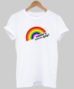 smile if you're gay! T shirt