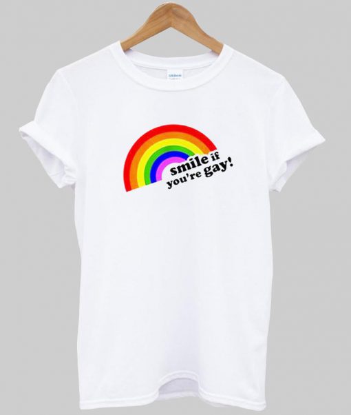 smile if you're gay! T shirt