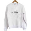 smile sweatshirt