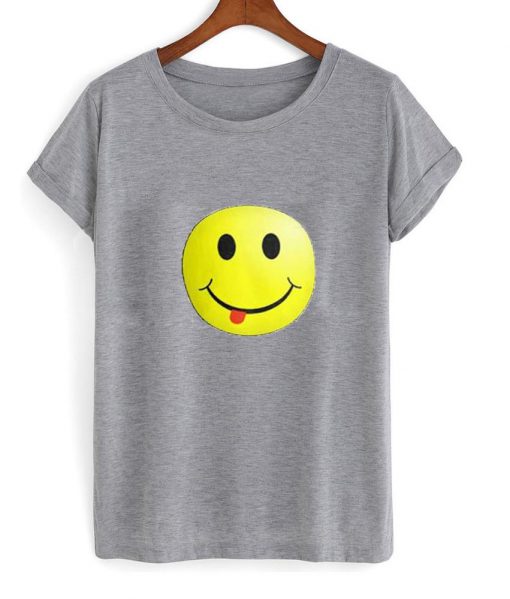 smiley face with tongue Tshirt