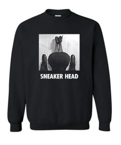 sneaker head sweatshirt