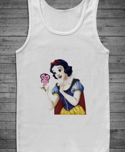 snow white owl tank top