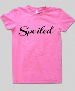 spoiled pink shirt