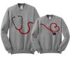 stetoskop sweatshirt couple