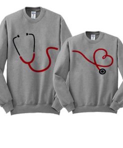 stetoskop sweatshirt couple