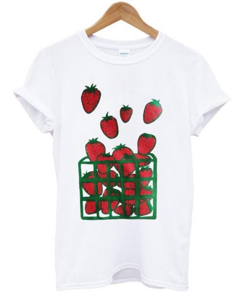 strawberry box T shirt