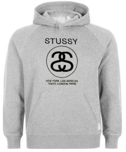 stussy logo hoodie
