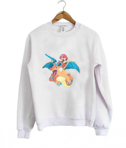 super mario sweatshirt