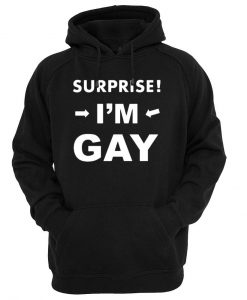 surprise i'm gay  hoodie