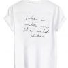 take a walk tshirt back