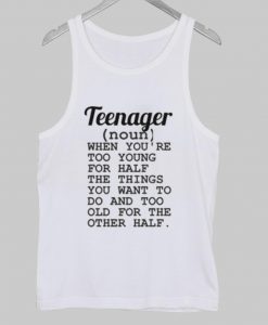 teenager tanktop