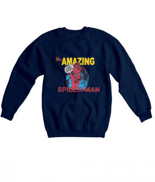 the amazing spiderman vintage sweatshirt