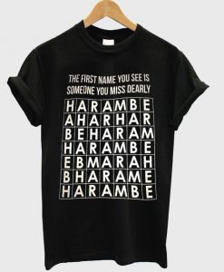 the first name you see is someone you miss dearly Tshirt