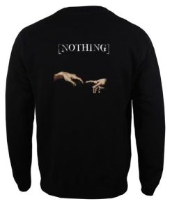 the nothing sweatshirt back