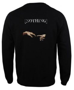 the nothing sweatshirt back