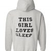 this girl loves hoodie back