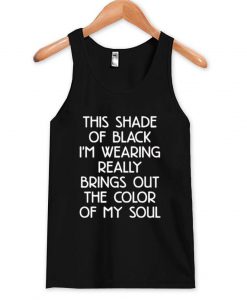 this shade of black tanktop