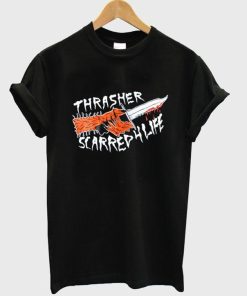 thrasher scared for life tshirt