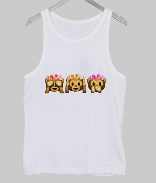 three monkey Tank Top