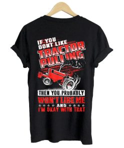 tracktor pulling T shirt back