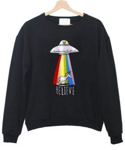 ufo believe sweatshirt