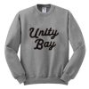 unity bay gray sweatshirt