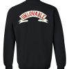 unloveable sweatshirt back