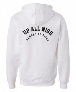 up all hoodie back