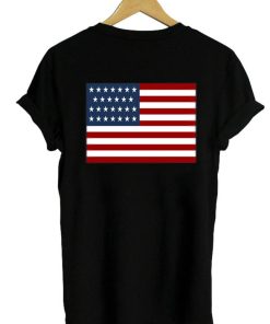 usa flag shirt back