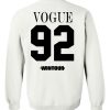 vogue 92 wintour back sweatshirt