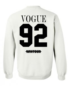 vogue 92 wintour back sweatshirt