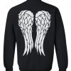 walking dead sweatshirt back