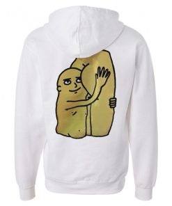 love the booty respect the booty BACK hoodie