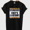 warning grey's T shirt