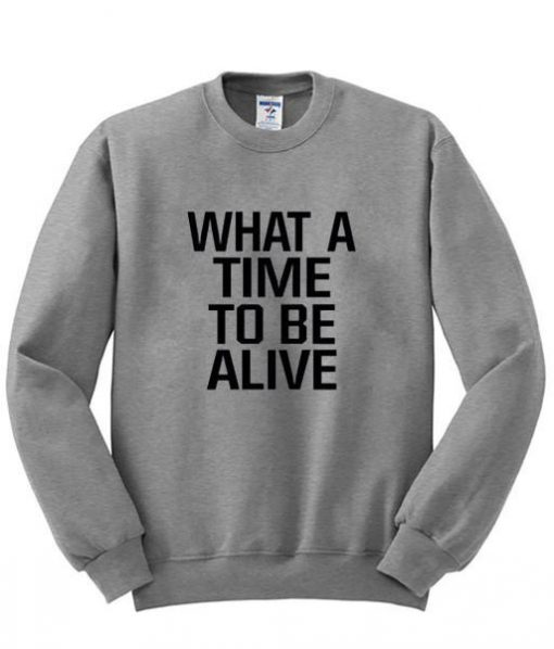 what a time sweatshirt