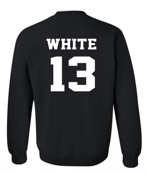 white 13 sweatshirt