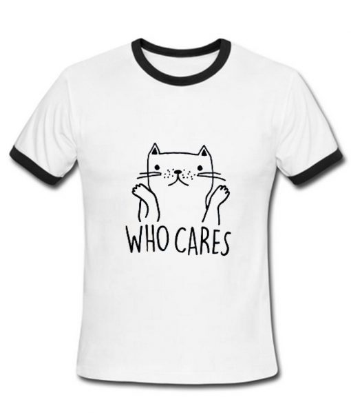 who cares tshirt ring