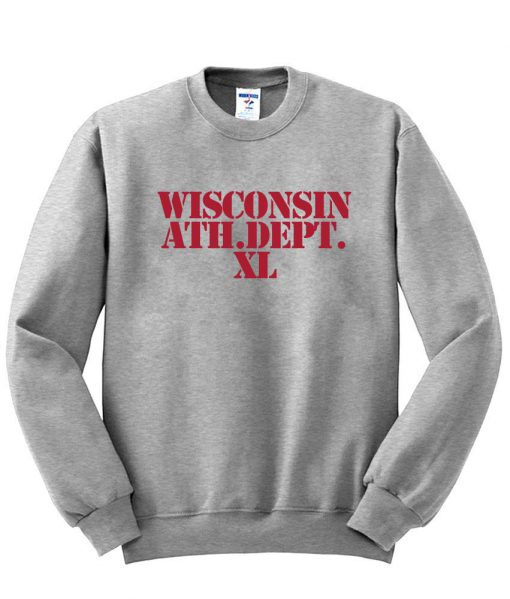 wisconsin athletic dept sweatshirt