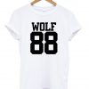 wolf 88 tshirt