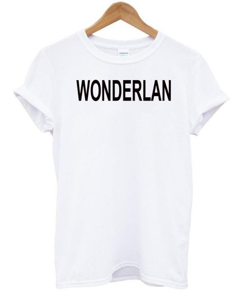 wonderland tshirt