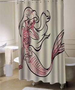 x ray cartoon chris panda shower curtain customized design for home decor