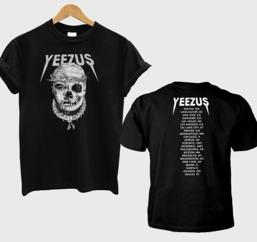 yeezus shirt kanye west shirt face drawing yeezus T shirt