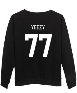 yeezy 77 back sweatshirt