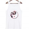 yin yang floral tanktop