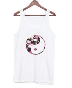 yin yang floral tanktop