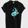 yin yang watercolor T shirt