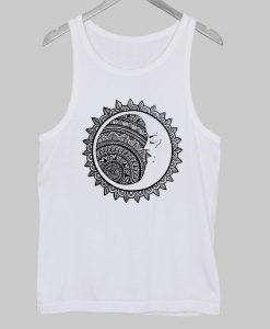 ying yang moon Tank Top