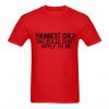 youngest child tshirt