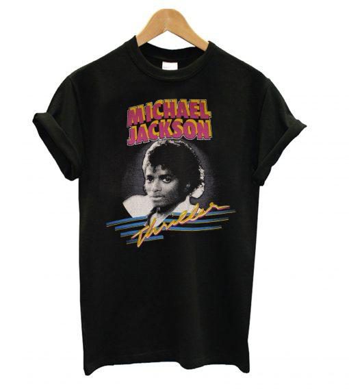 1982 MICHAEL JACKSON THRILLER T Shirt KM